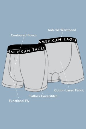 AEO Men's Space Dye 4.5" Classic Boxer Brief