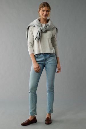 AE Soft & Sexy Long-Sleeve Pocket T-Shirt